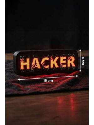 MEKTrend Hacker Tasarımlı Dekoratif Aydınlatma Gece Lambası (15X6CM)