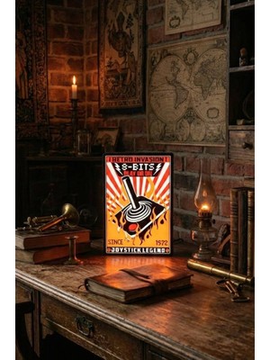 MEKTrend Atari 2600 8bits Tasarımlı Dekoratif Aydınlatma