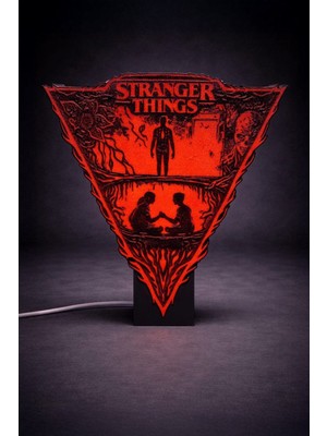 MEKTrend Stranger Things Tasarımlı Dekoratif Aydınlatma Gece Lambası (22X21CM)