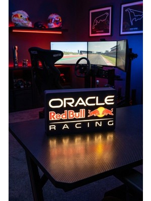 MEKTrend Red Bull Oracle Gaming Tasarımlı Dekoratif Aydınlatma (23X14CM)