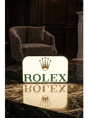 MEKTrend Rolex Tasarımlı Dekoratif Aydınlatma (23X14CM)