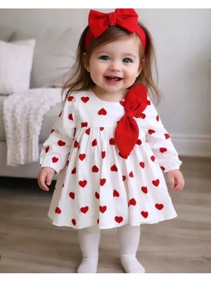 Kalp Temalı 2’li Elbise