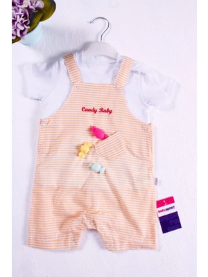 Candy Figürlü Badili Kız Bebek Tulumu