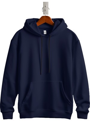 MGAX Unisex Regular Basic Kapşonlu Sweatshirt