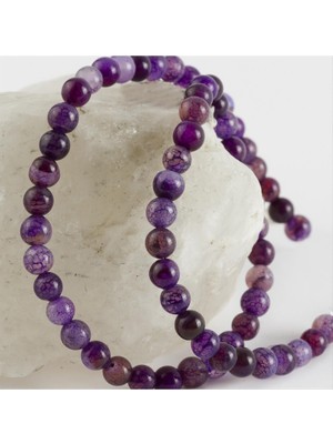 Tkçbj 6 mm Parlak Akik Taşı Tkçbj