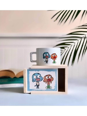Hype Store Giftmoda Gumball Darwin Tasarımlı Kutulu Kupa