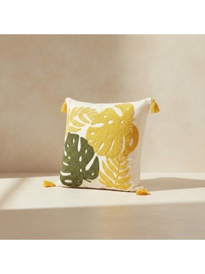 Shopyteks Tera Bohem Punch Nakışlı Kırlent Kılıfı (Iç Dolgusuz)