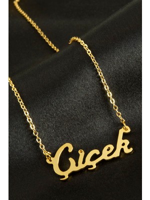 Tkçbj Çiçek Isimli Kolye (Kişiye Özel) Tkçbj