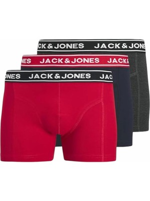 Jack & Jones Jack Jones Hector Solıd 3 Lü Paket Erkek Boxer 12288873