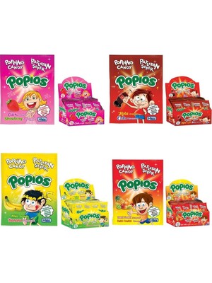 Helia Studio 4 Kutu 40 'lı Toplam 160 Adet Patlayan Pat Pat Şeker - Nostalji Patpat Şekerleme