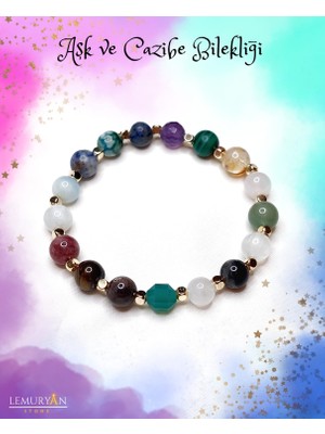 Orijinal Doğaltaş Aşk & Cazibe Enerji Bilekliği