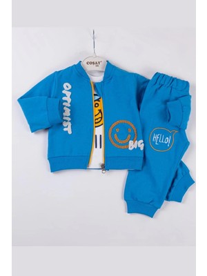 Optimist Nakışlı Erkek Bebek Takım