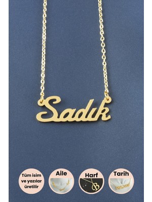 Tkçbj Sadık Isimli Kolye Tkçbj