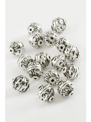 Tkçbj 1,2 cm Çini Desenli Tesbih Ara Aparatı 50 Gram Tkçbj