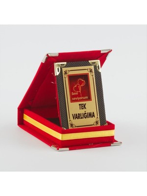 Tkçbj Tek Varlığıma Plaketi (Sevgililer Günü Hediyesi) Tkçbj