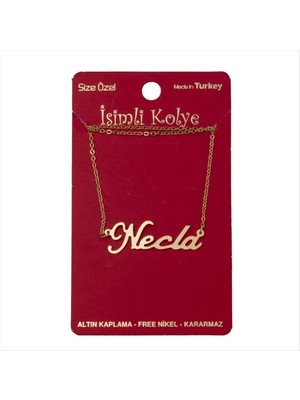 Tkçbj Necla Isimli Kolye (Kişiye Özel) Tkçbj
