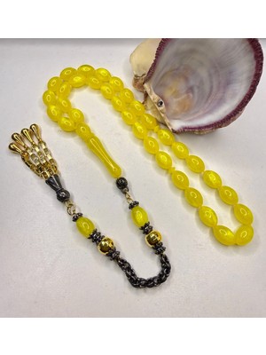 İskenderun Tesbih Iskenderun Tespih Ağır Tasarım Pirinç Püsküllü Opal Benzetme Tesbih