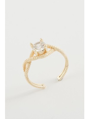 Tkçbj Sonsuzluk Tek Taşlı Yüzük Tkçbj