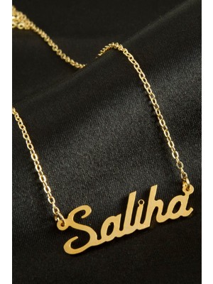 Tkçbj Saliha Isimli Kolye (Kişiye Özel) Tkçbj