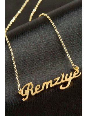 Tkçbj Remziye Isimli Kolye (Kişiye Özel) Tkçbj