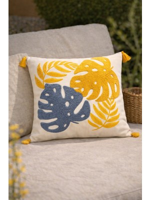 Shopyteks Tera Bohem Punch Nakışlı Kırlent Kılıfı (Iç Dolgusuz)