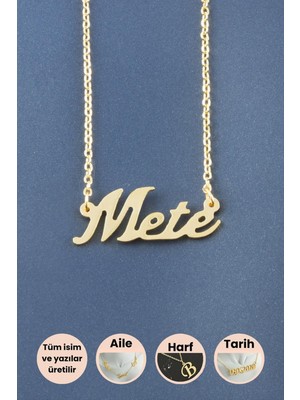 Tkçbj Mete Isimli Kolye Tkçbj