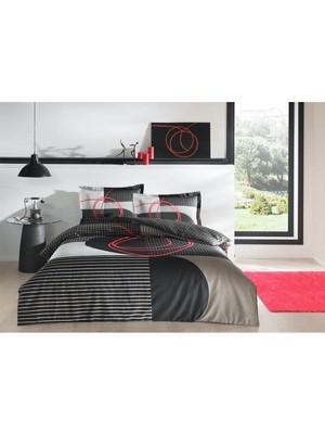 Taç Pamuk Saten Pandora Çift Kişilik Nevresim Takımı