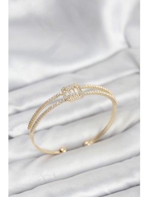 Prativas Pirinç Gold Renk Baget Model Kadın Bileklik - PRT3500EB10110