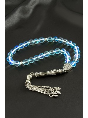 Tkçbj Neon Kuvars Doğaltaş Tesbih 8 mm Tkçbj