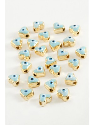 Tkçbj Kalp Mineli Bileklik ve Kolye Ucu Aparatı 1 Adet Tkçbj