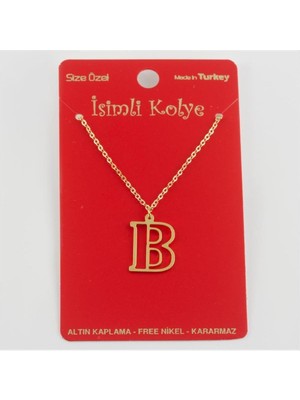 Tkçbj Prinç Harfli Kolye Tkçbj