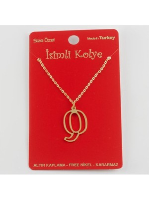 Tkçbj Prinç Harfli Kolye Tkçbj