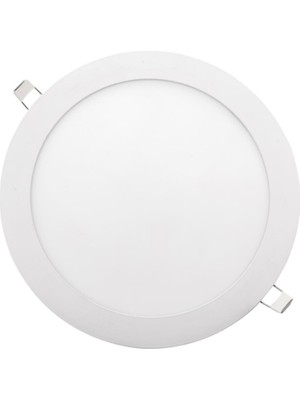 Genel LED Panel Sıva Altı 15W Beyaz Yuvarlak 1650 Lm 6500K Nisaluce