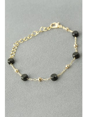 Tkçbj Yuvarlak Kristal Taşlı Bileklik Tkçbj