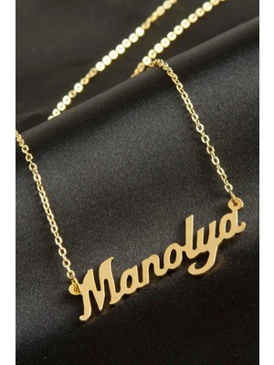 Tkçbj Manolya Isimli Kolye (Kişiye Özel) Tkçbj