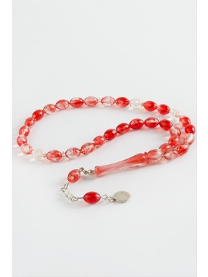 Tkçbj Zeytin Şekilli Plastik Tesbih 8*11 mm Tkçbj