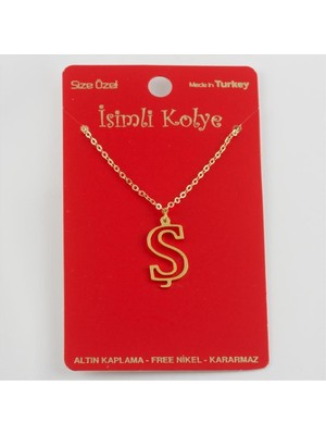 Tkçbj Prinç Harfli Kolye Tkçbj
