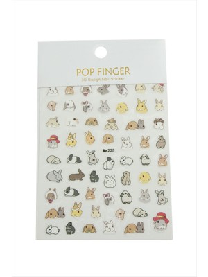Tkçbj Tavşan Tattoo Dövme Sticker Tkçbj