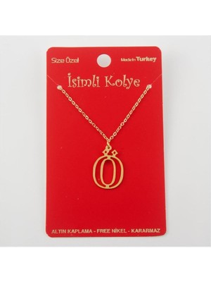 Tkçbj Prinç Harfli Kolye Tkçbj