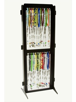 Tkçbj Ahşap Standlı Cam Tesbih 26 Adet Tkçbj