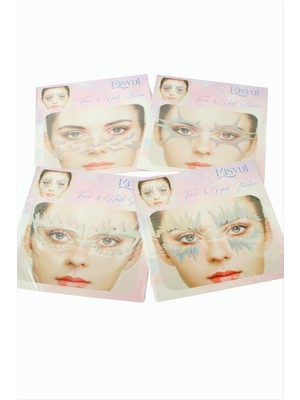 Tkçbj Tırnak ve Yüz Süsleme Sticker Tkçbj