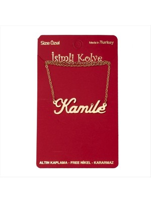 Tkçbj Kamile Isimli Kolye (Kişiye Özel) Tkçbj