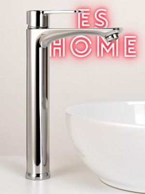 Krom Çanak Lavabo Bataryası Musluğu Premium Çanak Banyo Lavabo Bataryası