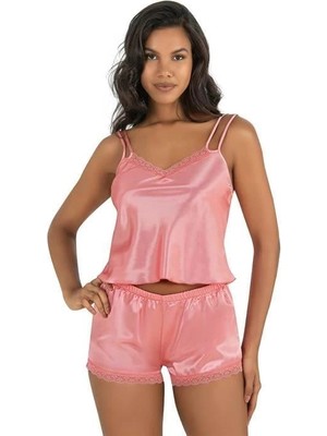 Beruflic Mercan Saten Şort Takımı 9210