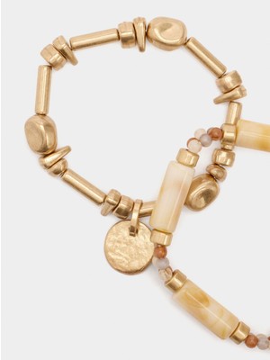 Parfois Taş Efektli Elastik Bileklik Seti