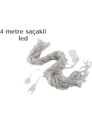 Zero Land Snmswrld Saçakli 4 Metre Perde LED