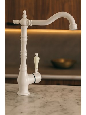 Rustik Lüx Seri Mutfak Eviye Bataryası Ağır Malzeme Preminium Seri