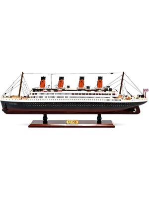 Daniska Özel Tasarım Ahşap Işıklı Titanik Gemi - Model 2