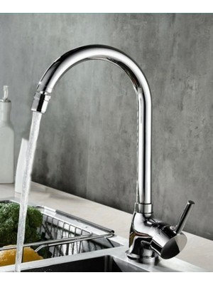 Eska Oynar Başlıklı Lüx Mutfak Bataryası Musluğu Çeşmesi