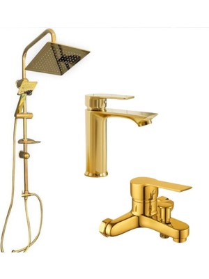 Gold Robot Gold Sabit Gövdeli Batarya Gold Banyo Bataryası 3 Lü Set